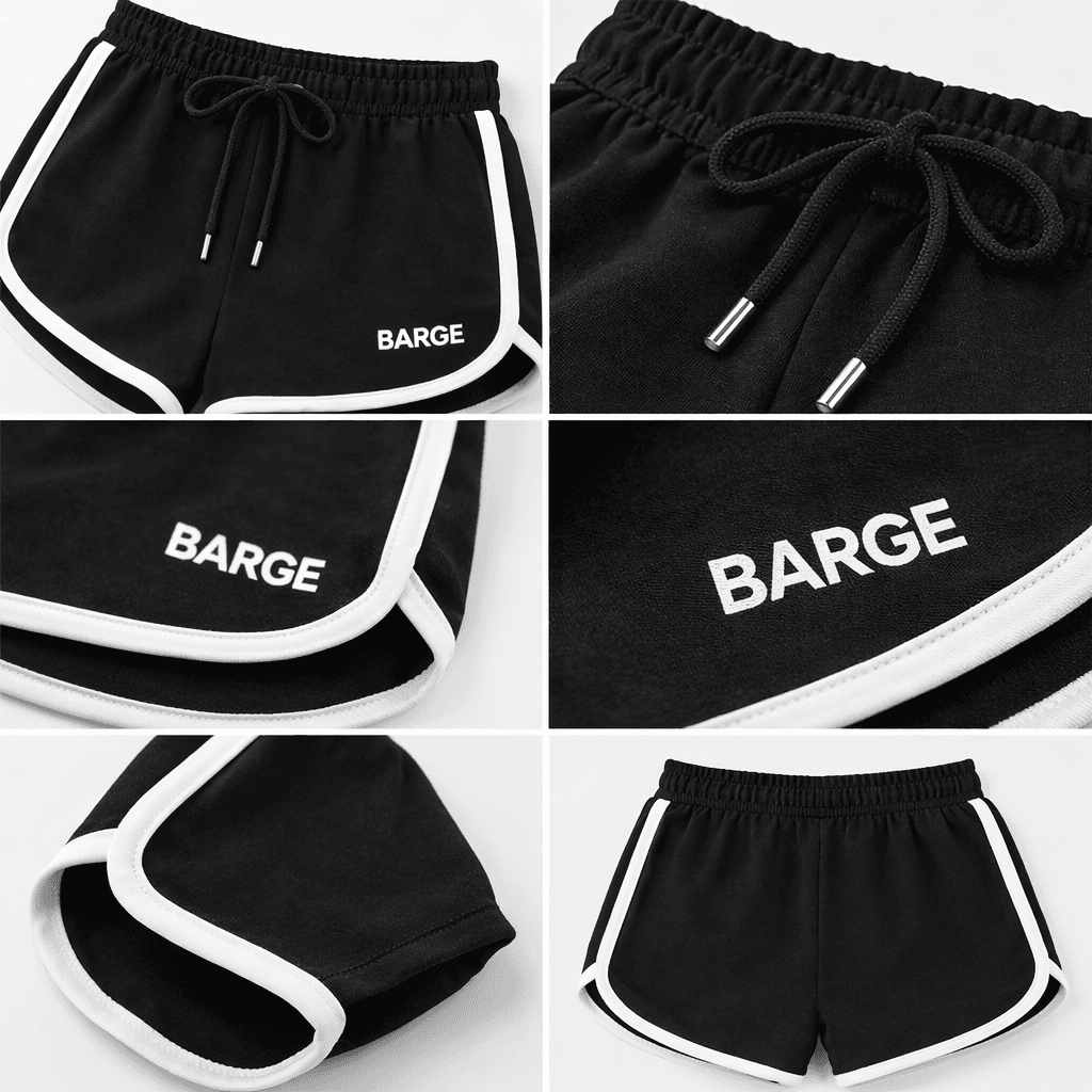 BARGE 여성 돌핀 팬츠 (블랙)
